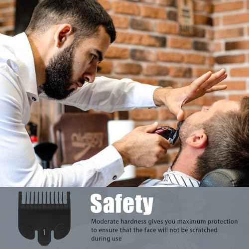 For Wahl #1 Guide Comb Attachment 1/8" (3.0 mm), Professional Clipper Guard Replacement for Wahl, Trimmer Guards set, Hair Cutting Guard Attachment 3114-001, Black (2 Pack)