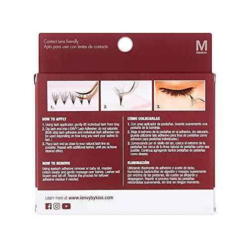 i-ENVY Knot Free Individual Lashes 3 PACK (Ultra Black - Medium)