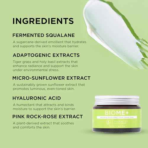 IMAGE Skincare, BIOME+ Smoothing Cloud Cr?me, Microbiome Friendly Face Night Cream, Supports Skin Moisture Barrier