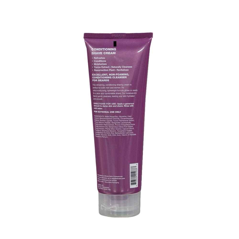 ENJOY Conditioning Shave Cream for Men & Women – Sulfate-Free, Aloe-Infused Shaving Lotion – Softens Hair, Moisturized Smooth Skin After Shave – Non-Foaming – 8.8 Oz | pH 4.5-5.5
