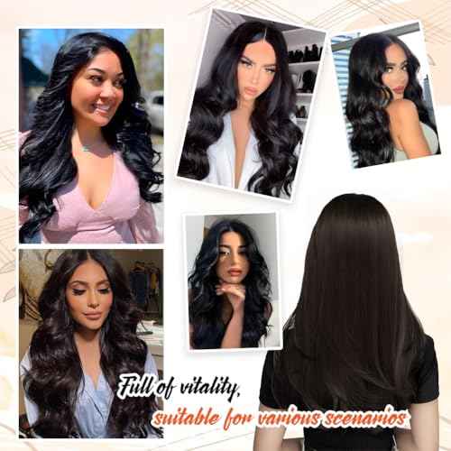 Invisible Wire Hair Extensions Real Human Hair - 12 Inch 70G Light Brown Transparent Fish Line Clip-Ins Hair Piece, 100% Remy Human Hair Extensions for Women