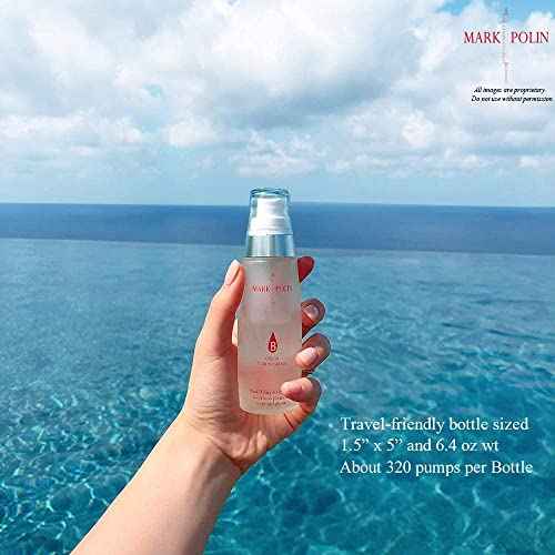 MARK POLIN - Anti-Frizz Hair Serum with Moroccan Oil - Leave-in Conditioner for Permed, Color-Damaged, and Frizzy Hair