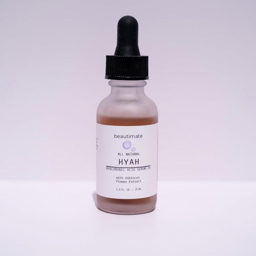 Beautimate Hyah Microneedling Serum – 2% Hyaluronic Acid for Deep Hydration, Skin Renewal & Plumping – Vegan, Cruelty-Free, Made in USA – Anti-Aging Face Serum with Hibiscus Flower Extract, 1oz