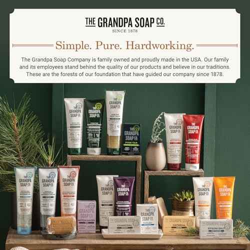 The Grandpa Soap Company Clarifying Witch Hazel Conditioner - Relieves Scalp Conditions and Protects Against Buildup, With Lavender Flower, Sulfates and Parabens Free, 8 Fl Oz, 2 Pack