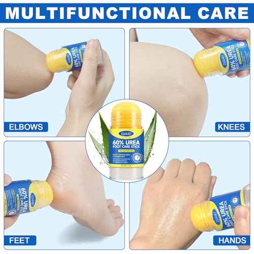 60% Urea with 2% Salicylic Acid Urea Foot Care Stick, Foot Cream Moisturizer for Dry Cracked Feet, Knees, Elbows, Hands,Intensive Moisturizer for Dead Skin,Callus Remover & Skin Softener