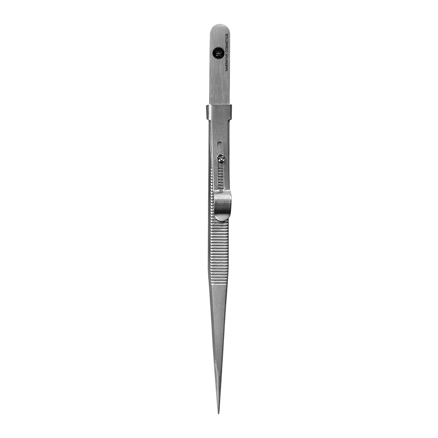 Stainless Steel Tweezers with Sliding Lock - Pointed Tips