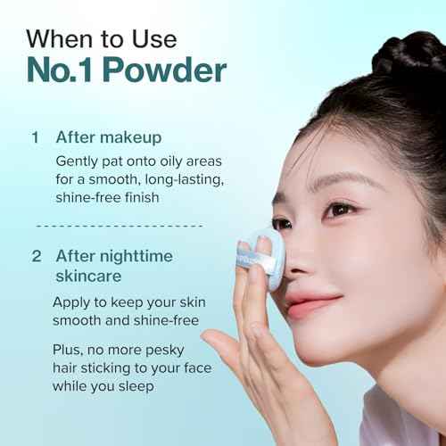 numbuzin No.1 Powder | Pantothenic Skincare 100 Powder | 24H Long-Lasting Finish | Silica + Pantothenic Acid + CICA | For Acne-Prone Skin | 0.24 oz