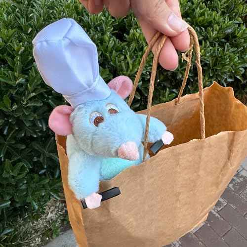 Rat Headband Clip Grabs Hair Rat Plush Mouse Ears Stuffed Animal Costume Props Funny for Adults