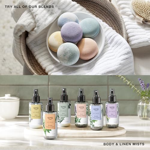 Sprig by Kohler Bath Bomb Gift Set, Hypoallergenic, Made with Natural Botanicals & Premium Skincare Ingredients (Shea Butter, Coconut Oil, & Kaolin Clay) - 6 Pack
