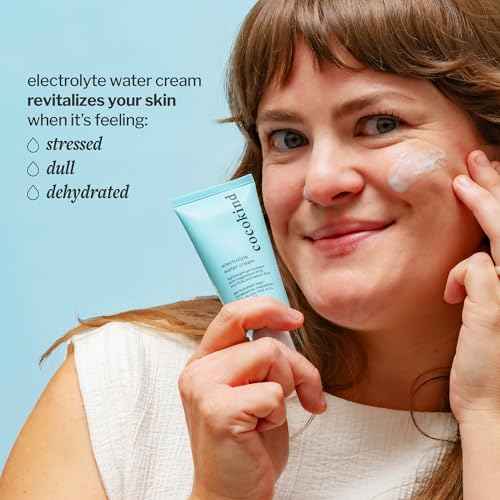 Cocokind Electrolyte Water Cream | Lightweight Water Gel Moisturizer | Balanced Hydrating Day Cream for All Skin Types | 1.7 Fl Oz
