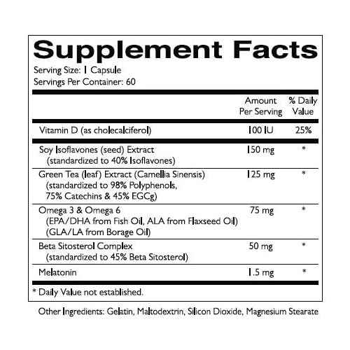 Quintessence Forti5 Hair Growth Nutritional Supplement and Vitamins with 5 Plus1 Key Substances, 1 Month Supply - 60 Caps.