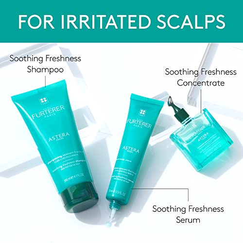 Rene Furterer ASTERA FRESH Soothing Freshness Shampoo - Relieve Sensitive Scalps - Mint & Eucalyptus - Paraben & Silicone-Free
