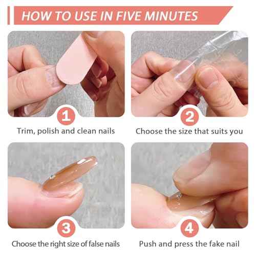 24Pcs Short Press on Nails French Tip Square Fake Nails with Rose Gold Glitter French White Leaf Design Pink Acrylic Nails Cute False Nails Artificial Nails Reusable Stick on Nails for Coquette Women