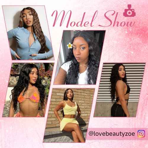 30 Inch Long Curly Synthetic Hair Wigs for Balck Women,13x4x1 Deep Water Wave Lace Front Wig,Simulated Scalp Natural Loose Deep Wave Crimps Curly Wig As Hair Replacement Wigs