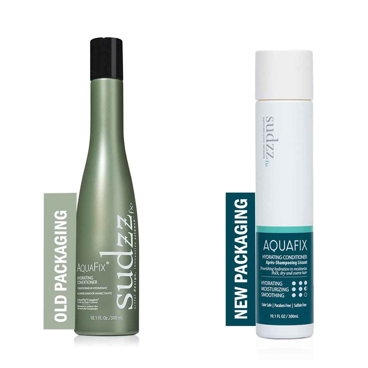 SUDZZFX Conditioner for Dry Hair - AquaFix Hydrating Hair Conditioner - Deep Conditioner for Damaged Hair - 10.1 Fluid Ounce