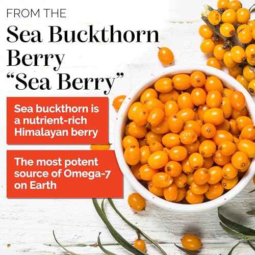 Sibu Hydrating Facial Serum, Made From Premium Sea Buckthorn Oil & Hyaluronic Acid (1oz) ? Hydrates Dry Skin, Brightens Complexion & Reduces Blemishes