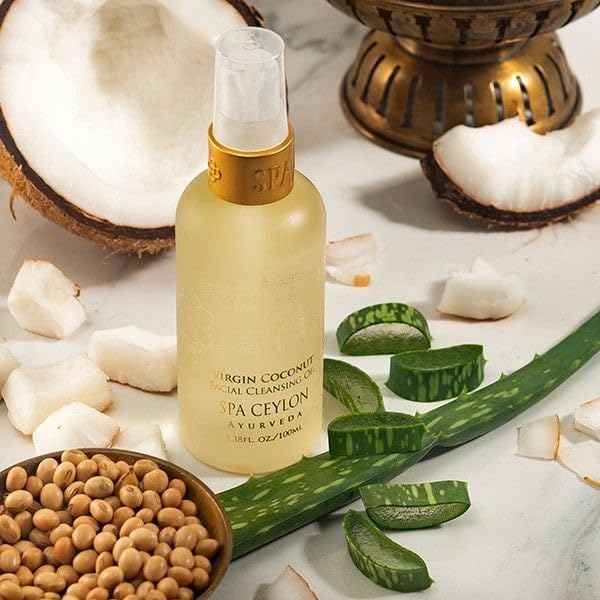 SPA CEYLON VIRGIN COCONUT Facial Cleansing Oil | Gentle & Nourishing | Silicon-Free | Suitable for all skin types