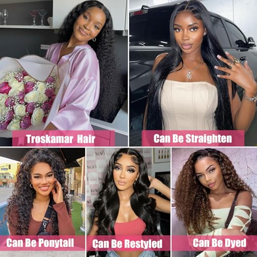 Deep Wave Human Hair Bundles 22 Inch 12A Brazilian Virgin Wet and Wavy Human Hair Bundles 100% Unprocessed Deep Curly 1 Bundle