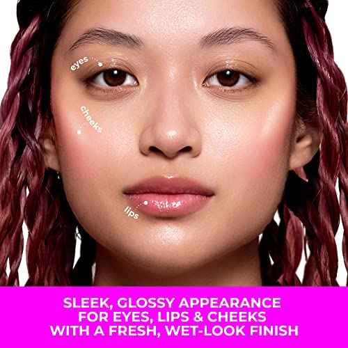 Lamel The Myth of Utopia KIT Lip Gloss - Eye gloss Base for All Shades - Glimmer - For Face & Body - 16 Colors Eyeshadow Palette - Waterproof, Smoodge-proof,Long-Lasting (Eyegloss Utopia)