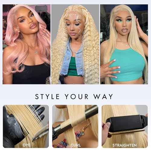 613 Bundles Blonde Bundles Human Hair 22 Inch 613 Body Wave Human Hair bundles 16A 100% Unprocessed Brazilian Virgin Hair Single Bundle No Tangle No Shedding