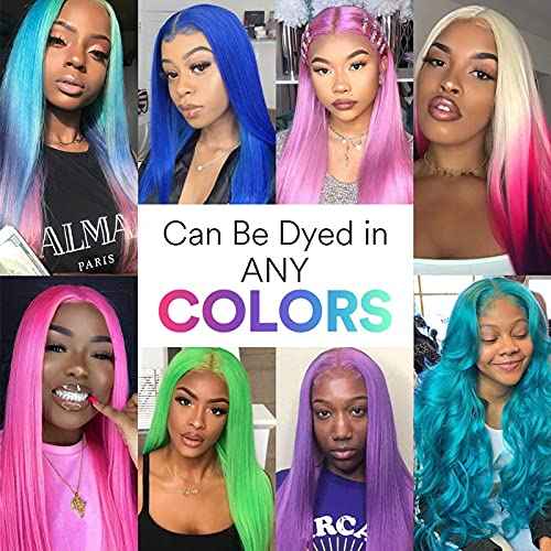 T-part Blonde Human Hair Wigs Human Hair Pre Plucked 13x4x1 T-Part Straight Lace Front Wigs with Baby Hair 150% Density Brazilian Blonde Human Hair Wigs for Black Women Swiss Lace 12''