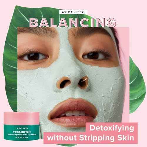 I DEW CARE Blemish Heartleaf Skincare Set - Kitten My Balance On | Foam Cleanser & Wash-off Mask & Serum, Gentle Skincare, Soothe & Balance, Stocking Stuffers, Gift For Girls, Teen Girls Skin Care Kit