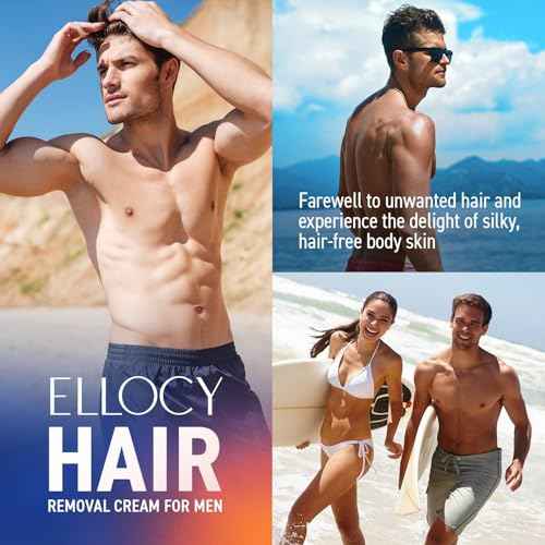 Hair Removal Cream for Men: Depilatory Cream For Unwanted Male Hair In Intimate/Private Area - Skin Friendly, Painless & Flawless cream (4 Ounce)