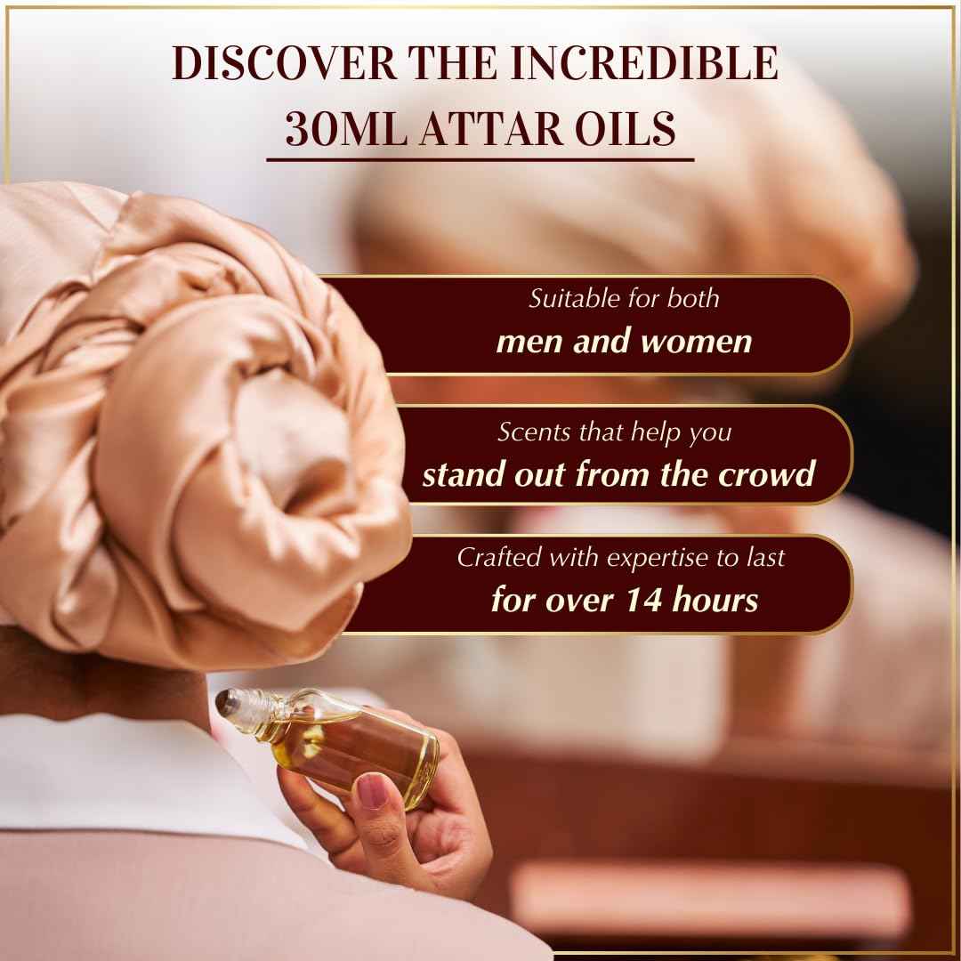 Dukhni White Oud Attar Oil Arabic perfume oils for men and women, Alcohol Free | 30ml Pure roll on perfume, authentic white oud oil | Eid, Ramadan Gifts, Vegan Islamic Fragrances