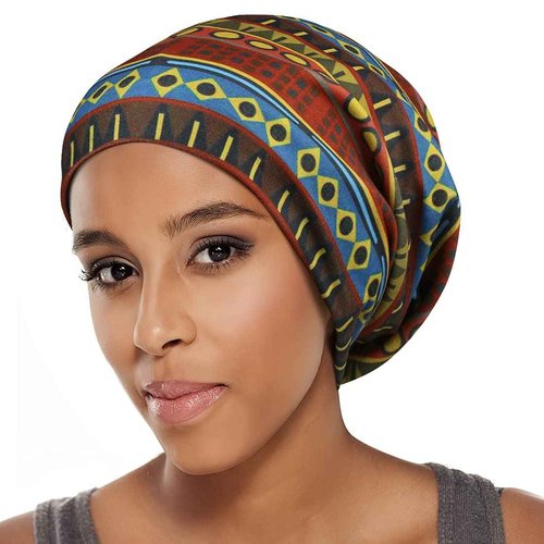 Curly Hair Wrap Natural Hair Buff Head Cover Night Slap Cap for Women