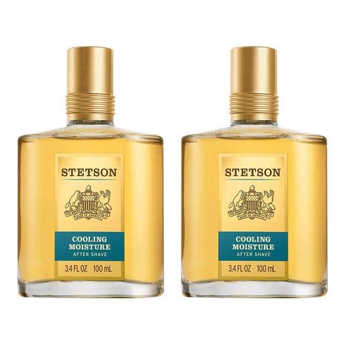 Stetson Cool Moisture Aftershave 3.4 Fluid Ounce, 2 Count