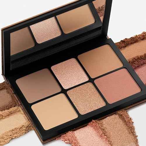 Smashbox The Cali Contour Palette | Six-Shade Contour Kit with Highlighter, Bronzer and Blush to add Dimension + Glow