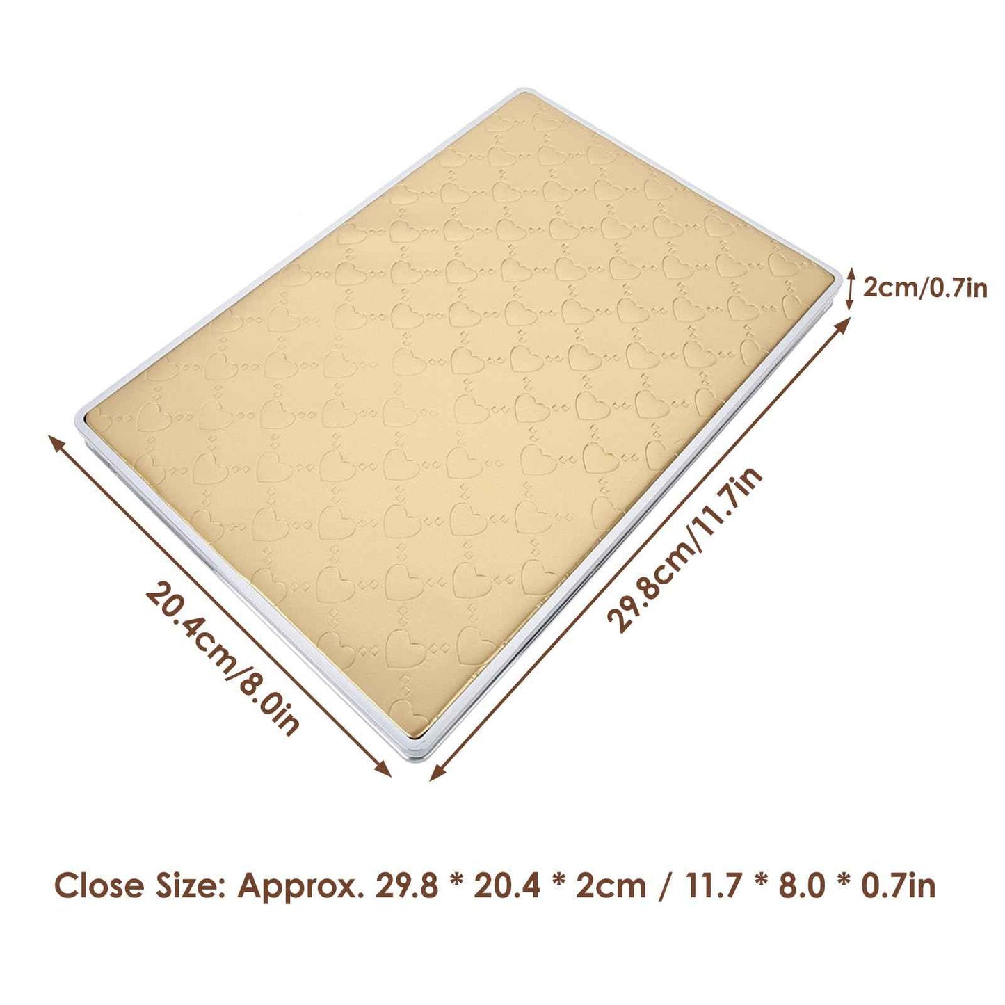 160 Slots Nail Gel Color Card Nail Polish Display Chart Book Nail Polish Color Card Nail Art Showing Shelf Suitable for Manicurists or DIY(Gold)