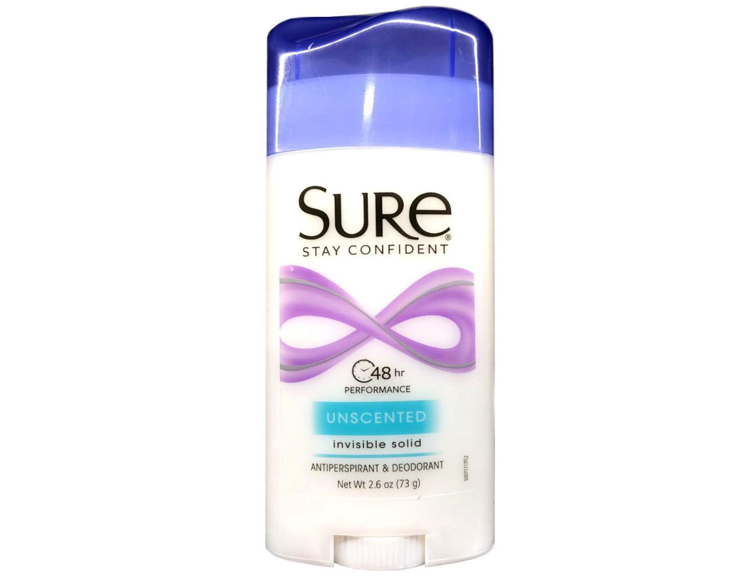 Sure Anti-Perspirant Deodorant Invisible Solid Unscented 2.60 oz (Pack of 10)