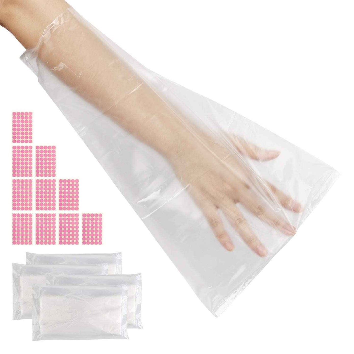400 Counts Paraffin Wax Bags for Hands and Feet & Paraffin Wax Gloves, Segbeauty Plastic Paraffin Wax Liners, Heated Hand SPA Mittens, thera-py Wax Refill Socks and Gloves Paraffin Bath Mitts Covers