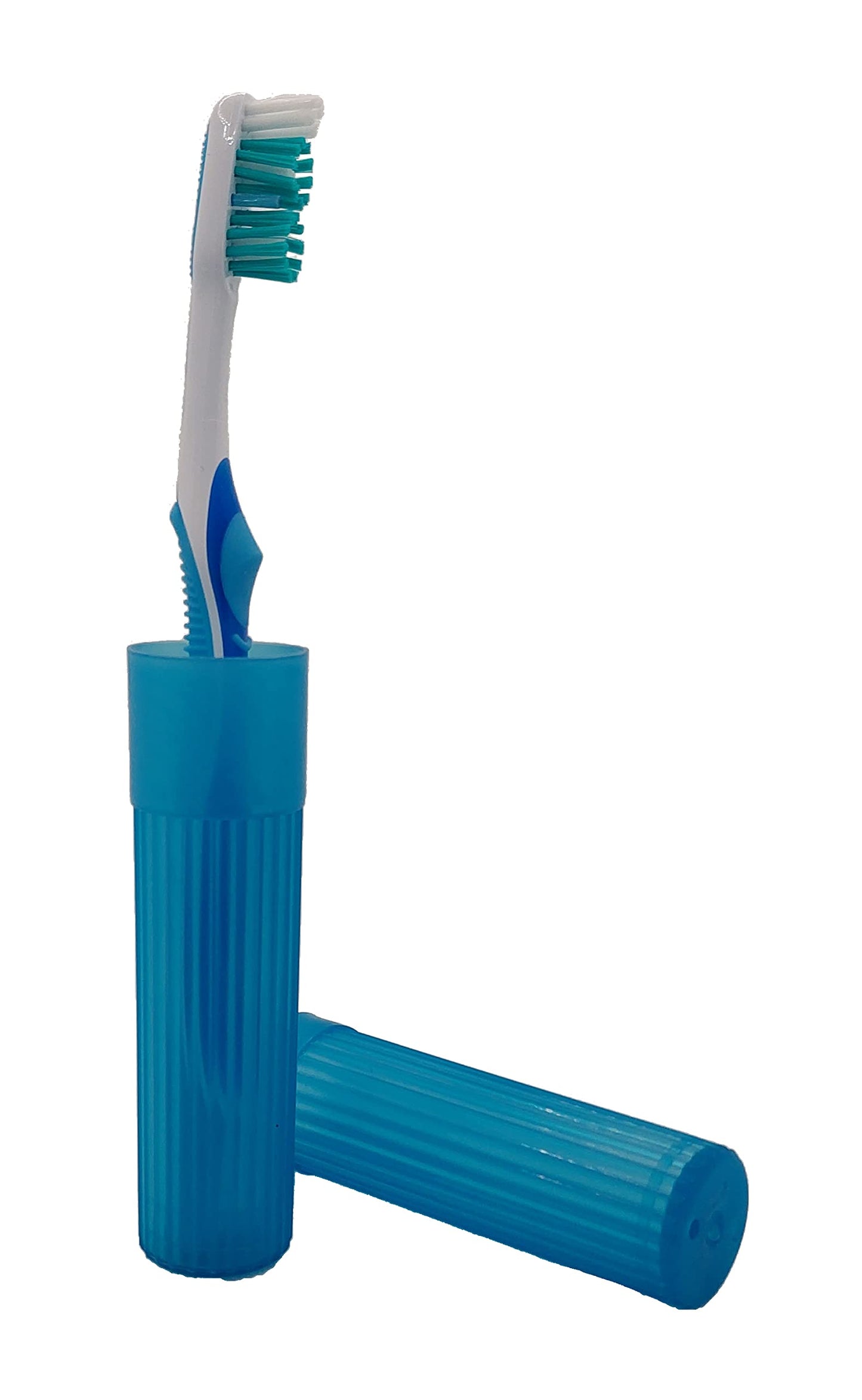 American Comb Toothbrush Holder (Blue) - Made in The USA. W/Ventilation Holes.