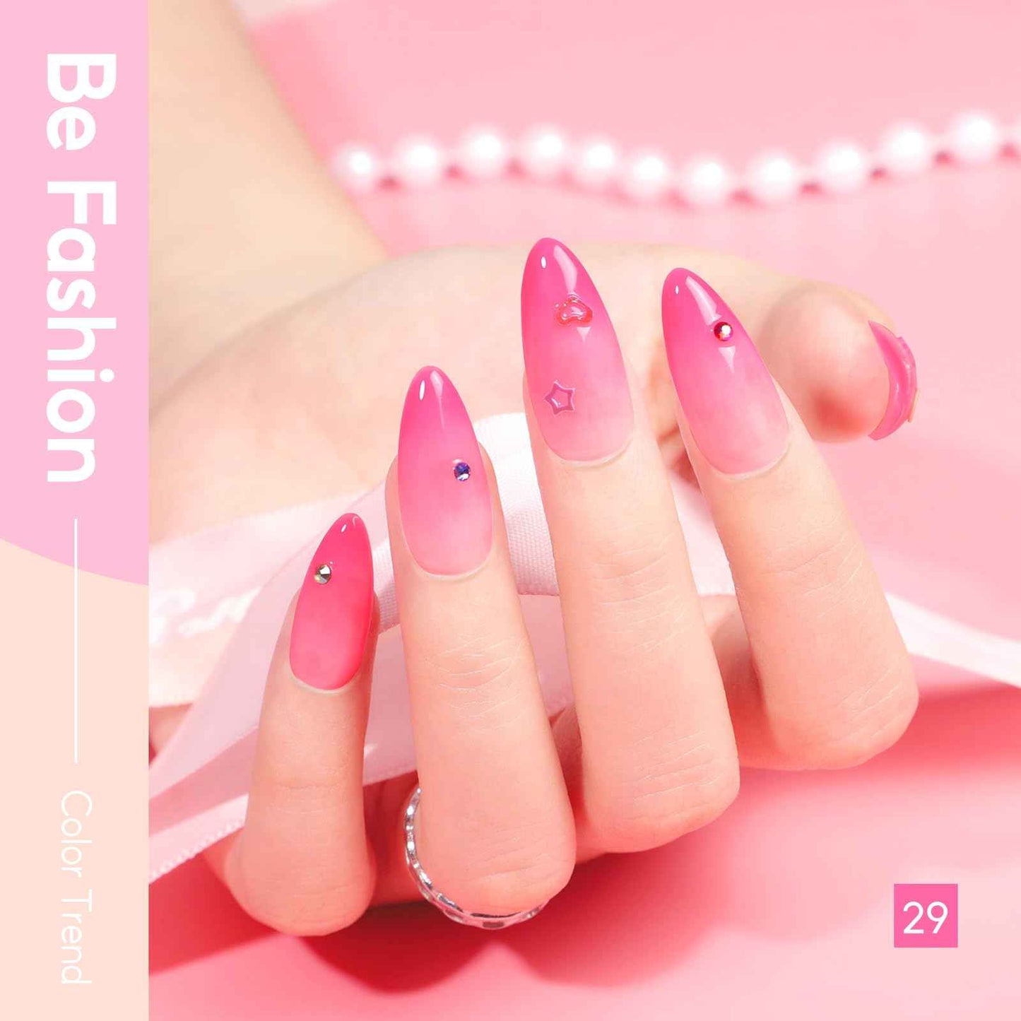 PEACECOLOR Gel Nail Polish Set 40PCs,Fall Gel Polish Kit 35 Colors White Nude Neutral Brown Pink Red with 5Pcs Glossy/Matte/Glitter Top Base Coat Soak Off Nail Art Gifts for Women