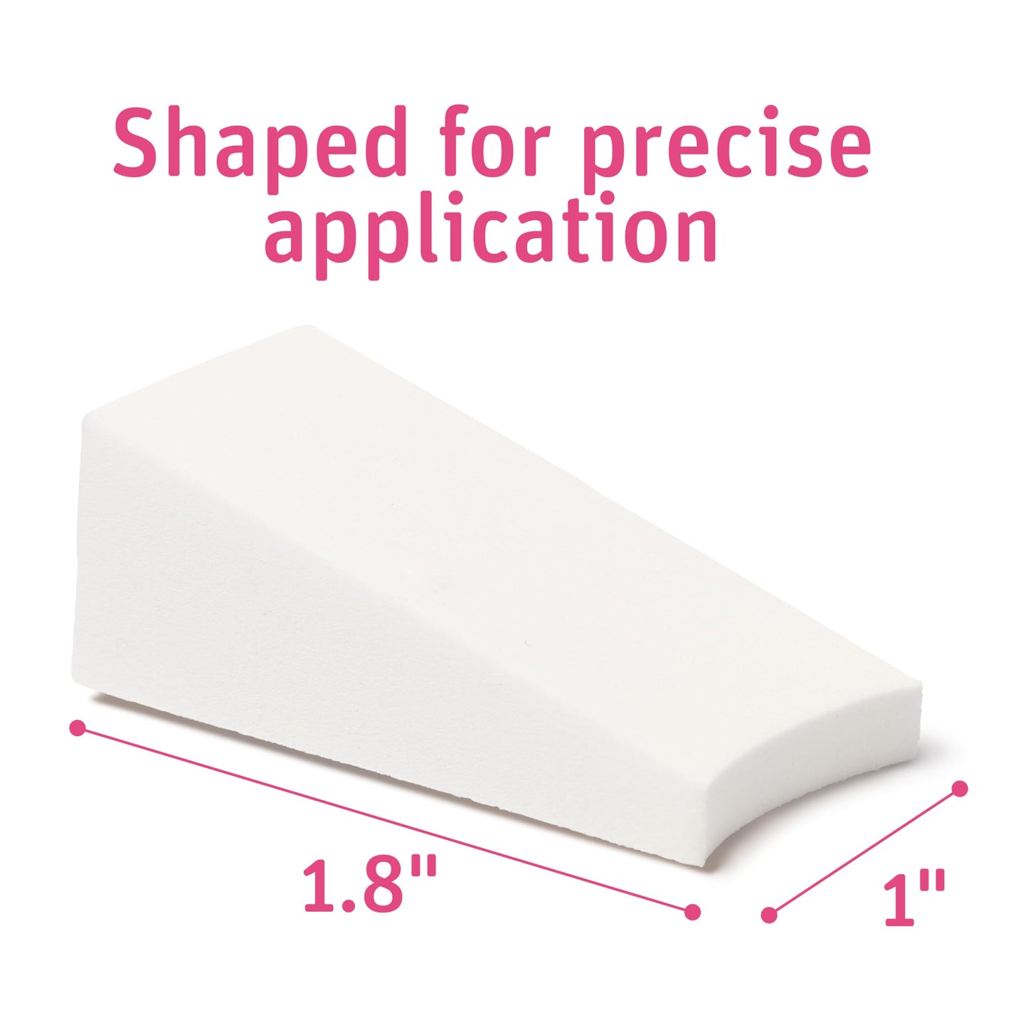 Simply Soft Premium Beauty Wedges, 192 Count, Blend & Smooth Cosmetics, Precise Edges, For Makeup Application or Removal, Foundation, Blush, Eye Shadow, Latex-Free Skin Care