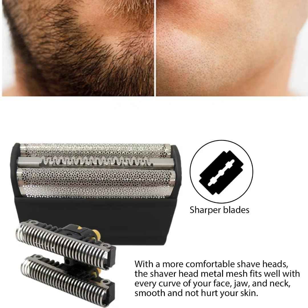 31B Shaver Foil Cassette Head Replacement Part Fit for B-raun 5410, 5412,5414, 5415, 5416, 5417, 5418, 5427, 5441, 5442, 5443, 5444, 5446, 5455, 5466, 5468, 5474, 5476, 5478, 5483, 5485