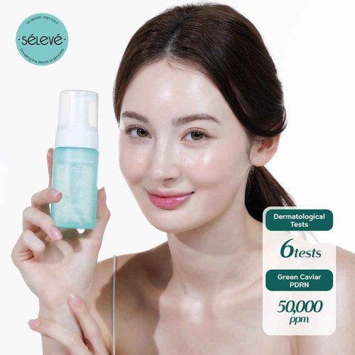 SELEVE Glow Caviar Bubble Toner – Hydrating & Glow Face Toner with Green Caviar Liposomal PDRN, Niacinamide, Panthenol & Ferulic Acid – for Sensitive & Dry Skin, Korean Skin Care (3.38 fl.oz / 100ml)