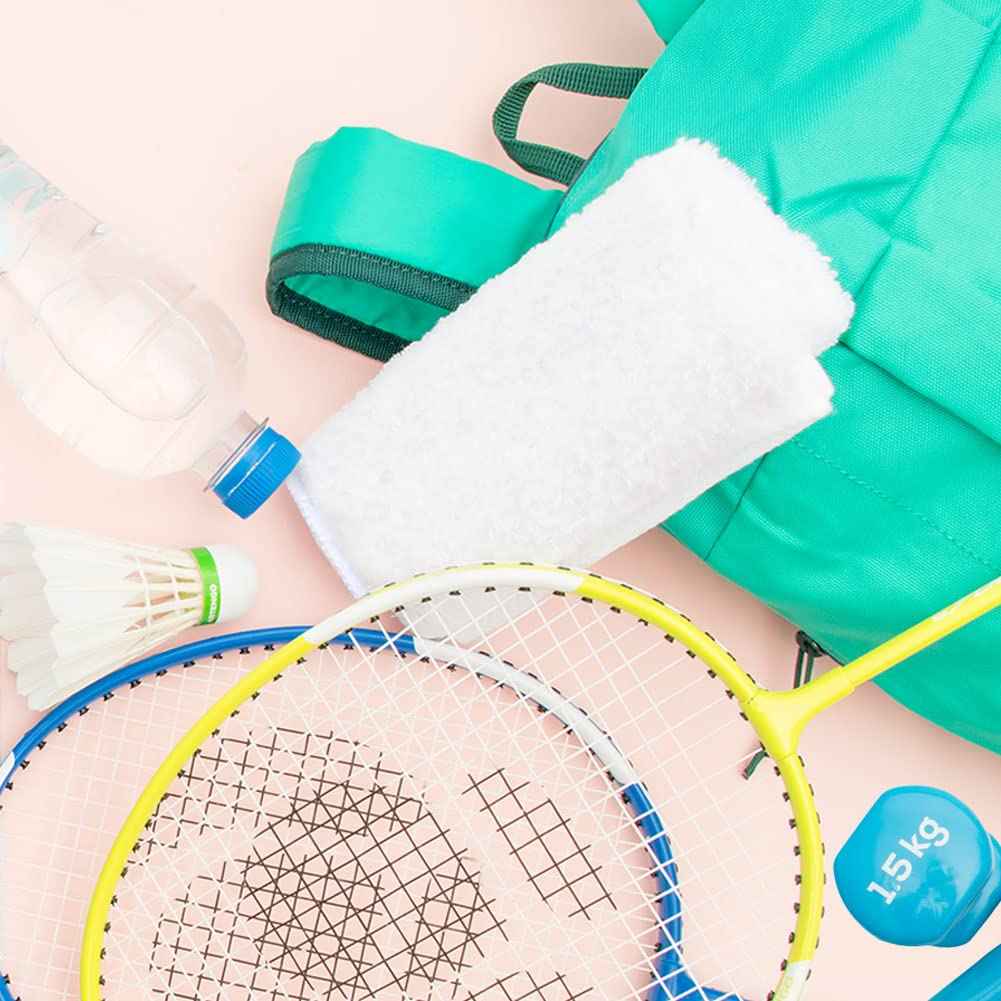 Orighty Microfiber Washcloths Towel Set 50 Pack, Bundle with Makeup Remover Cloths 5x5 in Pack of 12