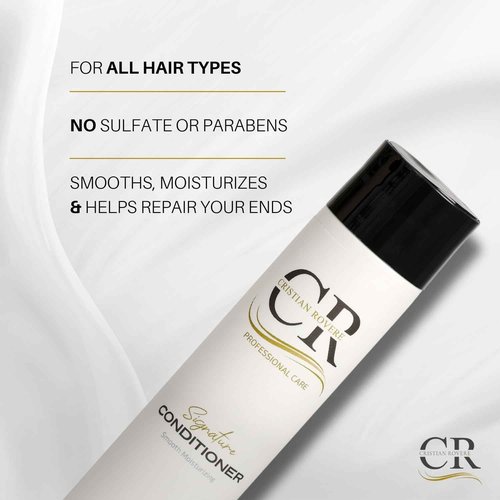 Cristian Rovere - Signature Conditioner - Infused With Collagen, Acai Extract & Organic Argan Oil - Sulfate Free & Paraben Free for All Hair Types - Moisturizing Conditioner - 10 Fl Oz