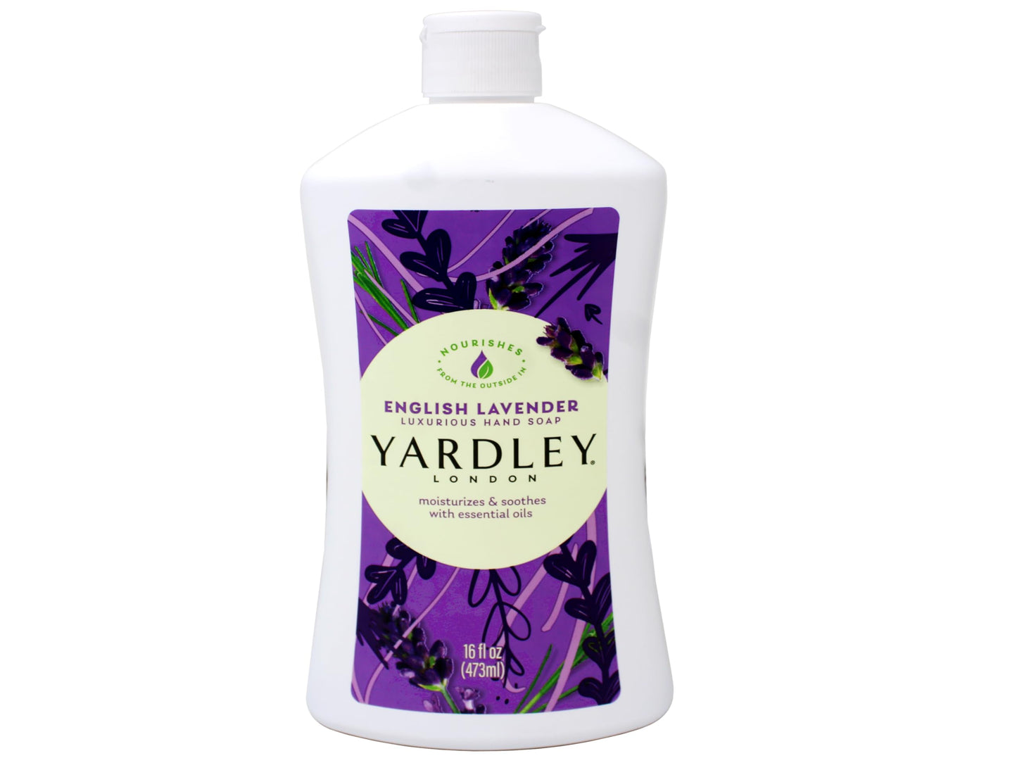 Yardley London Liquid Hand Soap - English Lavender - 16 Fl Oz (Pack of 2)