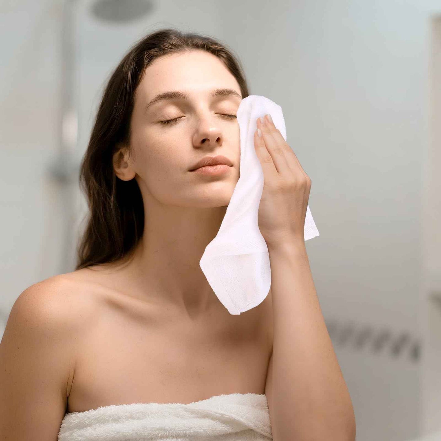 Everplush Country Terry Face Towel 6-Piece Set - Cotton Combined with Microfiber, High Absorbency, Extra Soft, Suitable for Face Cleansing & Baby Care, Lint-Free, Multi-Purpose