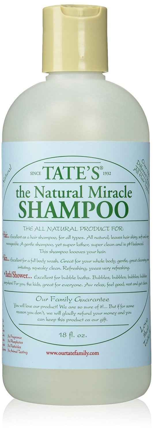 Tate's Natural Miracle Shampoo 18 fl oz & Conditioner 18 fl oz