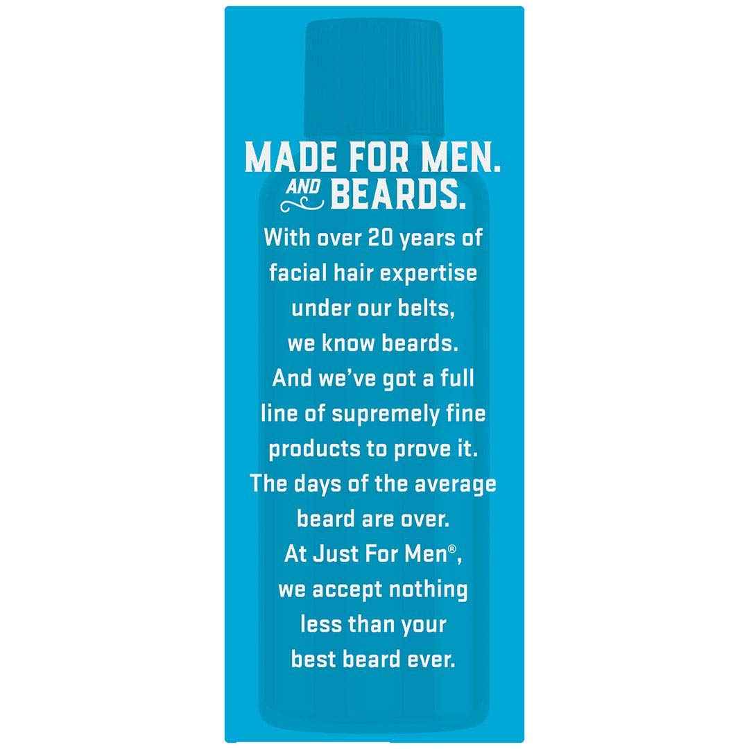 Just For Men The Best Beard Oil Ever, Supports Growth, Made with Vitamin E, Eucalyptus, Rosemary, and Jojoba Oil, Smoothes and Softens without clogging pores, Light & Nongreasy, 1 Fl Oz