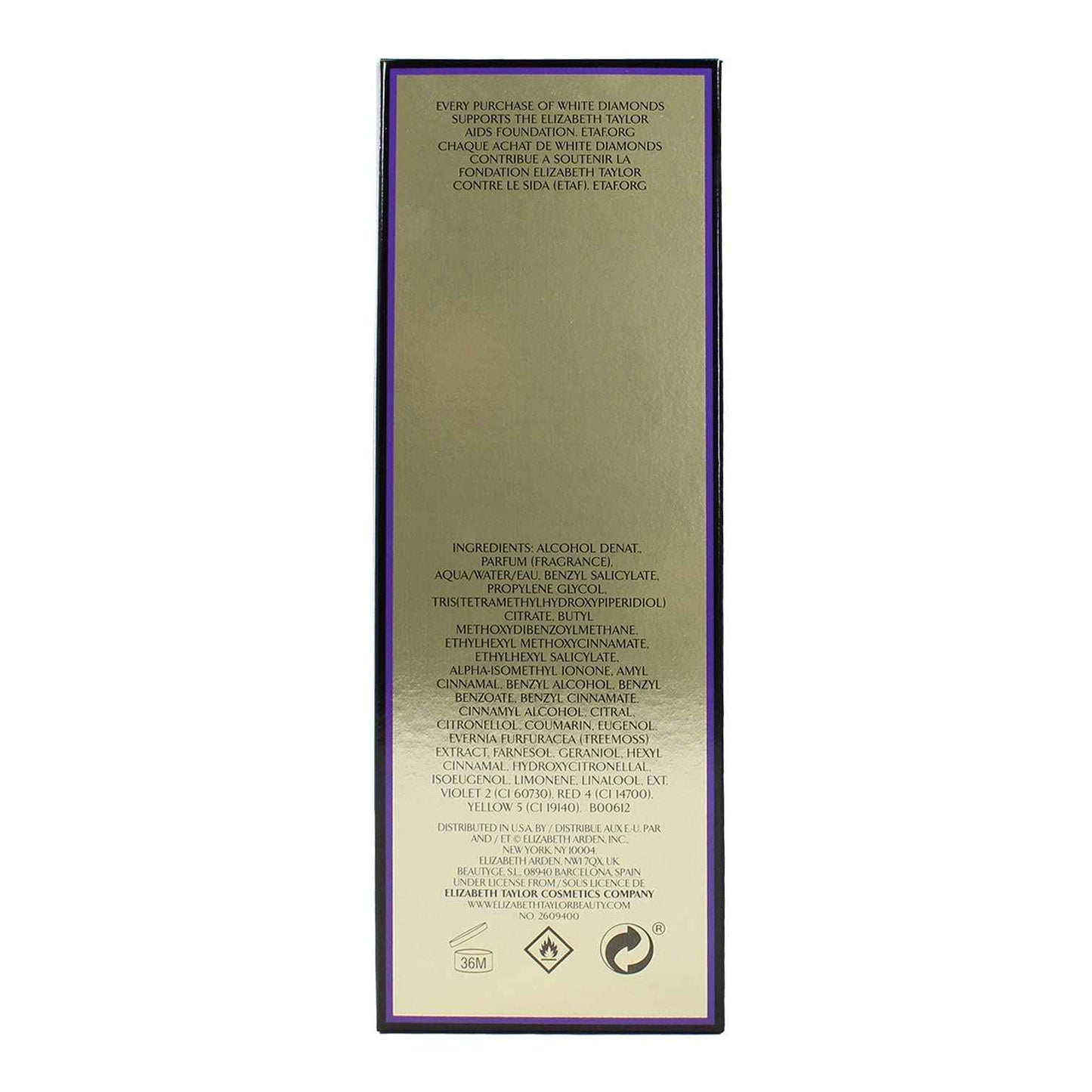 Elizabeth Taylor White Diamonds, 3.3 Fluid Ounce