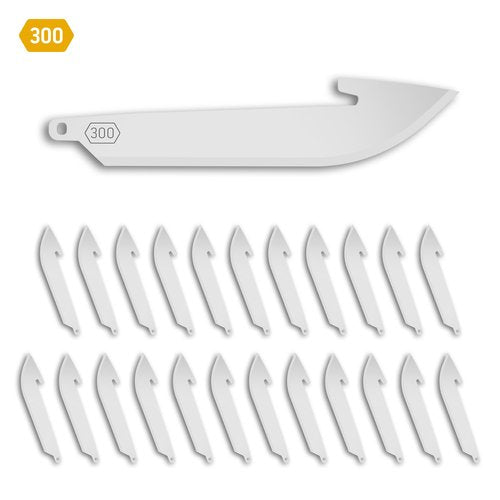 OUTDOOR EDGE 3.0" RazorSafe Replacement Drop-Point Blade Pack, 24-Pieces