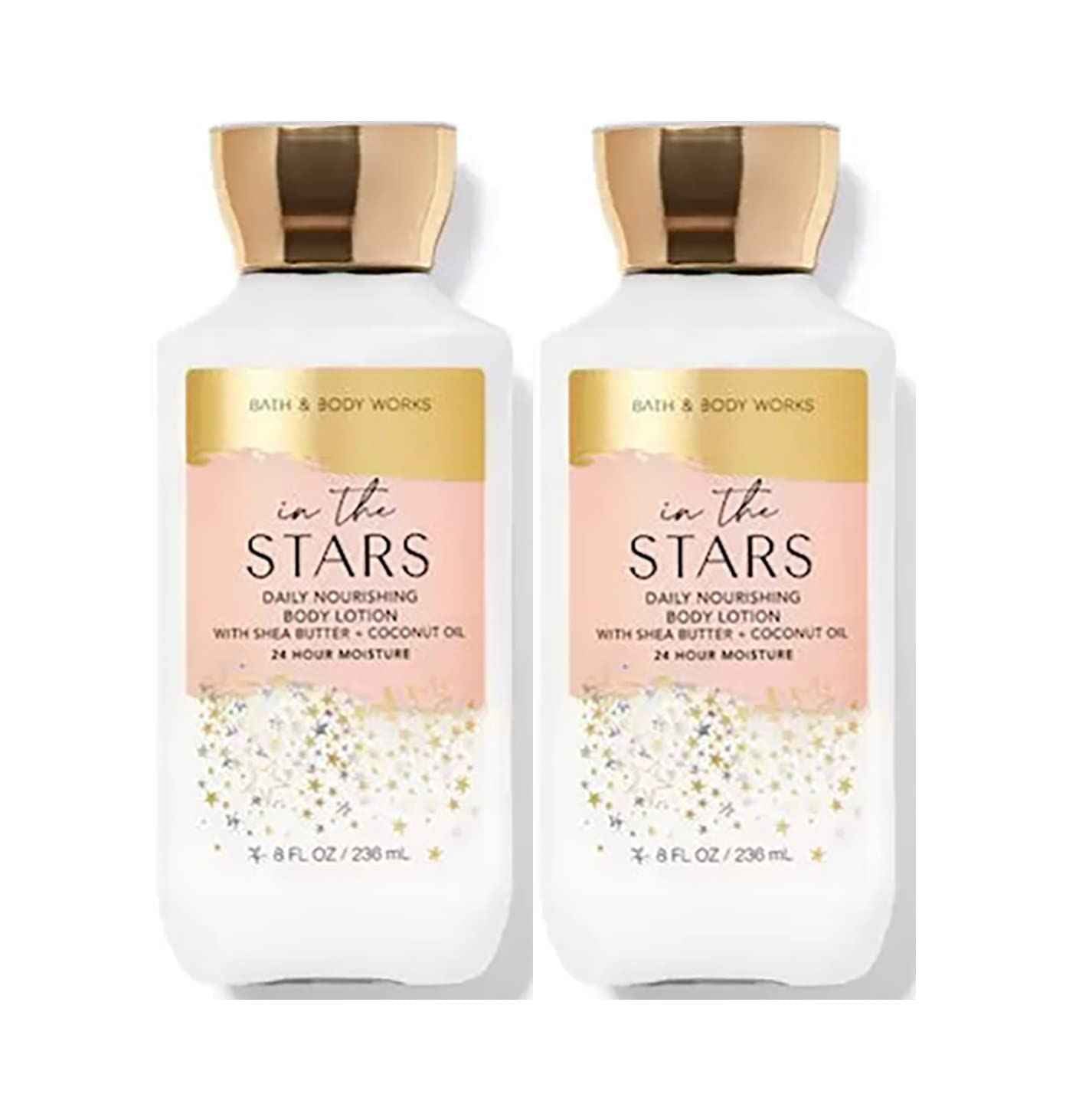 Bath & Body Works Bath and Body Works Into The Stars Super Smooth Lotion Sets Gift For Women 8 Oz -2 Pack (Into Stars) 16 Fl Oz