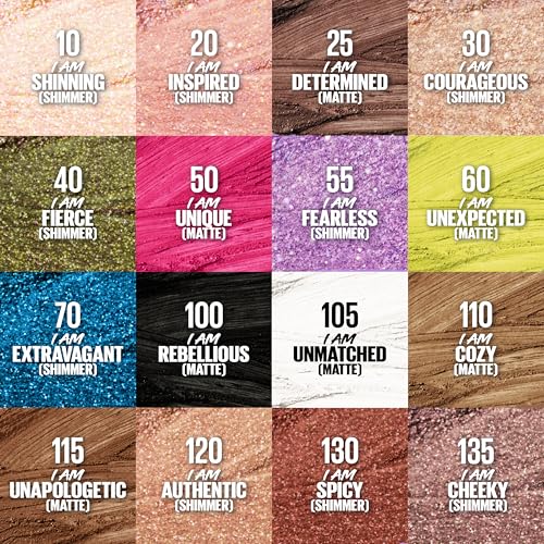 MAYBELLINE Color Tattoo Longwear Multi-Use 24HR Eye Shadow Stix, Rich, Long Lasting Eyeshadow, Eyeliner and Eye Primer Stick, I Am Cheeky (Mauve Shimmer)