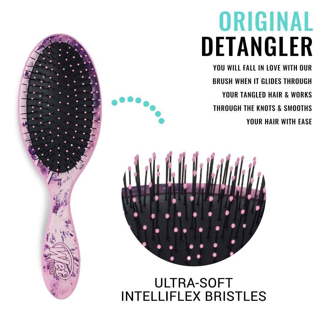 Wet Brush Original Detangler Liquid Tropics Brush - Palm Trees 1 Pc